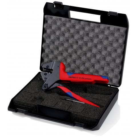 Crimp-Systemzangen für auswechselbare Crimpeinsätze KNIPEX