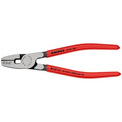 Crimpzange für Aderendhülsen mit Fronteinführung KNIPEX