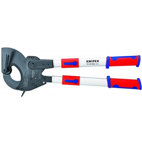 Kabelschneider (Ratschenprinzip) mit Teleskopschenkeln KNIPEX