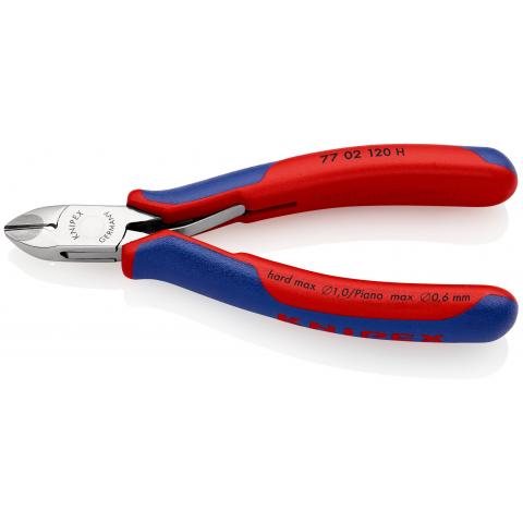 Elektronik-Seitenschneider mit eingesetzter Hartmetallschneide KNIPEX