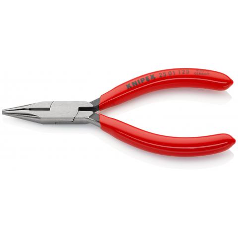 Flachrundzangen mit Schneide, (Radiozangen) KNIPEX