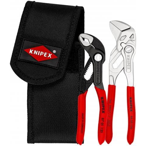 Mini-Zangensets, in Werkzeuggürteltasche KNIPEX