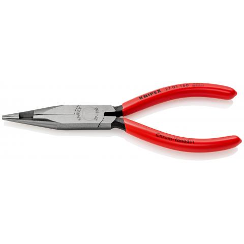 Flachrundzange mit Mittenschneider, (Telefonzange) KNIPEX