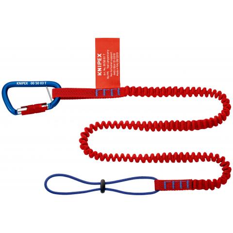 Fangleine mit fixiertem Materialkarabiner KNIPEX
