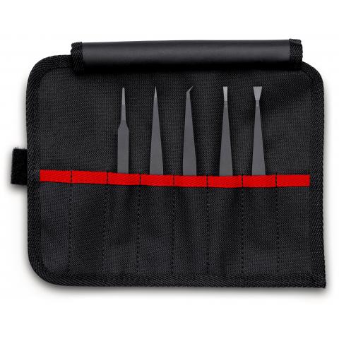 Kunststoffpinzetten-Set ESD, 5-teilig KNIPEX