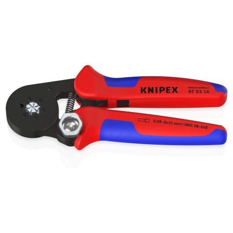 Selbsteinstellende Crimpzangen für Aderendhülsen, mit Seiteneinführung KNIPEX