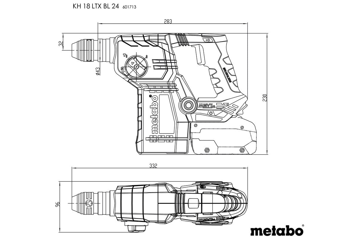 KH 18 LTX BL 24 (601713800) Akku-Kombihammer