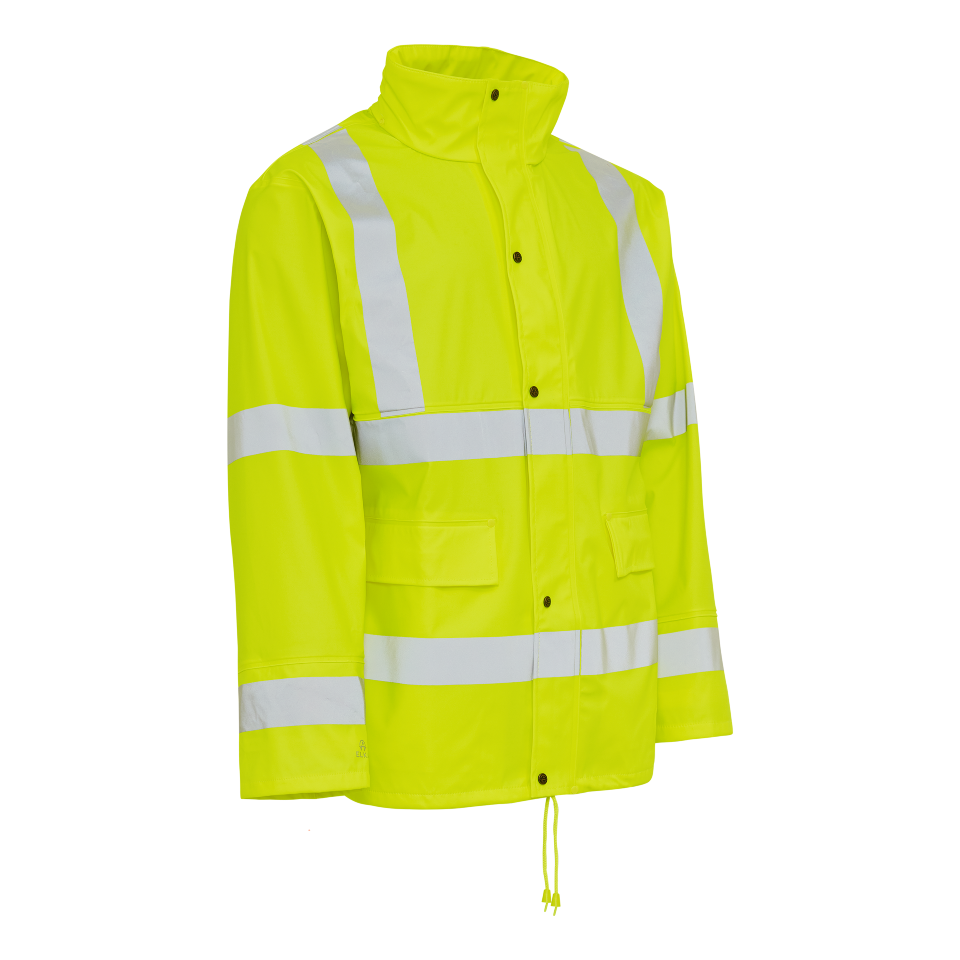 Dry Zone Visible PU Regenjacke Hi-Vis
