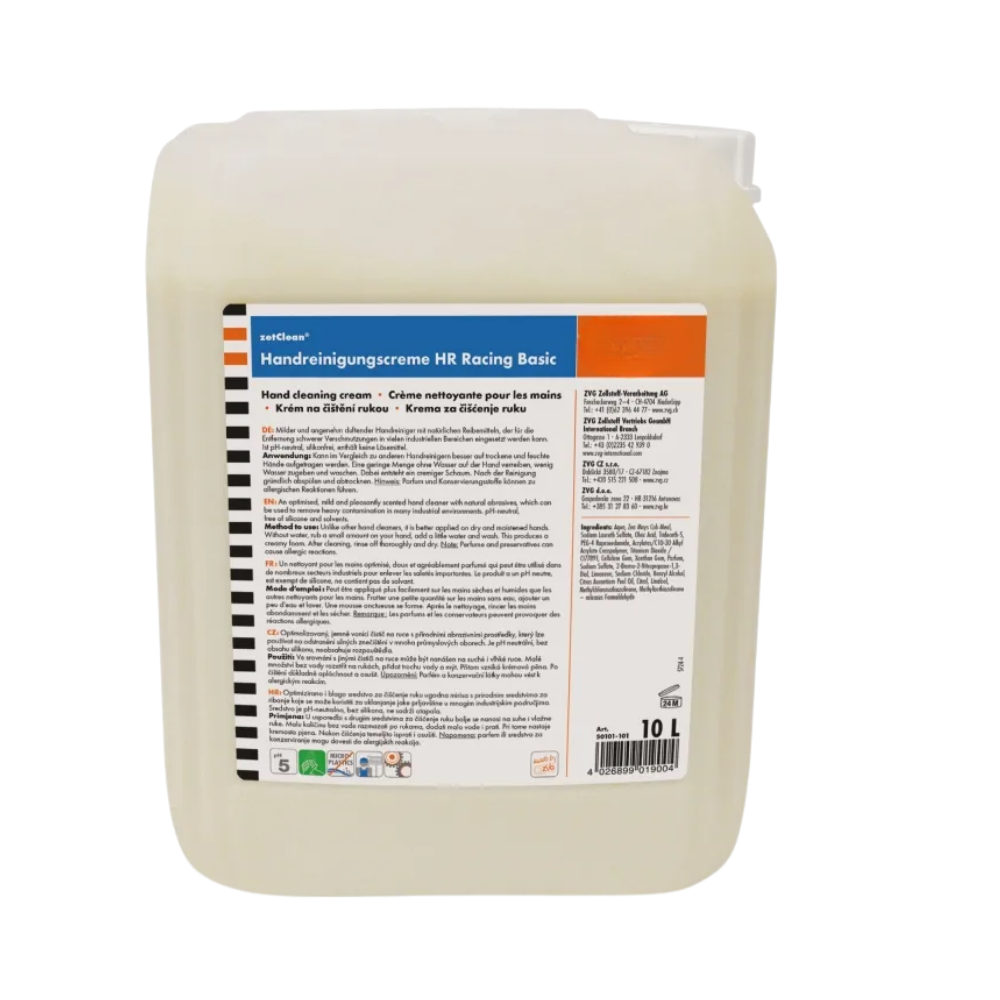 Handreinigungscreme HR Racing Basic, 10 Liter Kanister