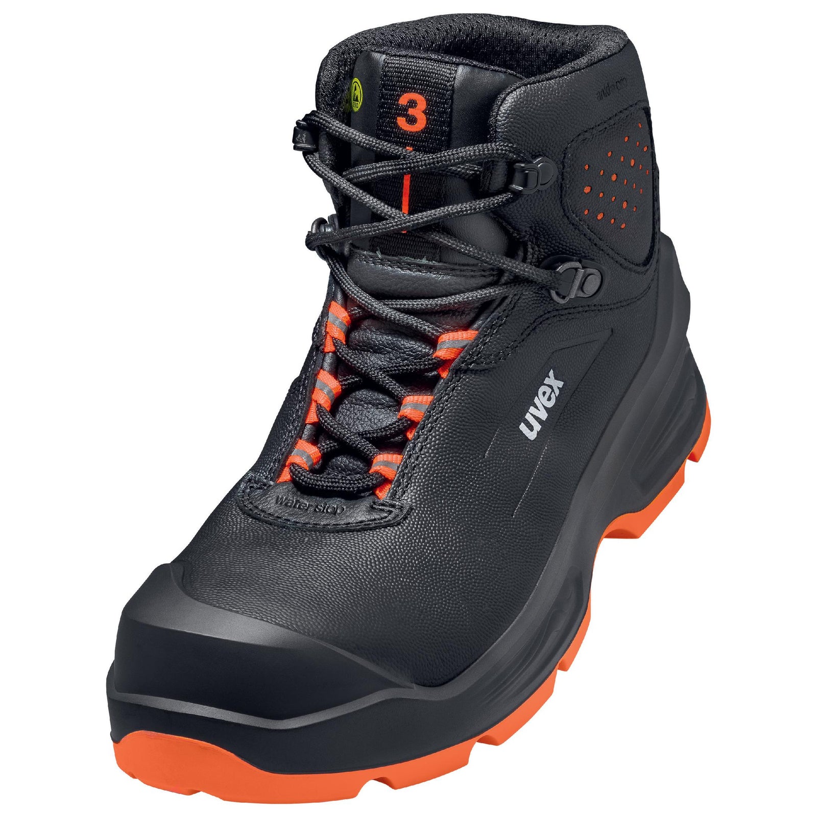 uvex 3 Sicherheitsschuh S3 Schnürstiefel Weite 10