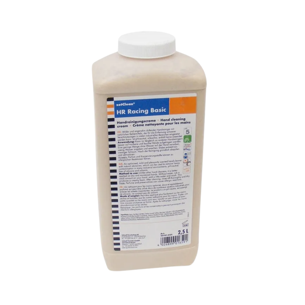 Handreinigungscreme HR Racing Basic, 2,5 Liter Flasche