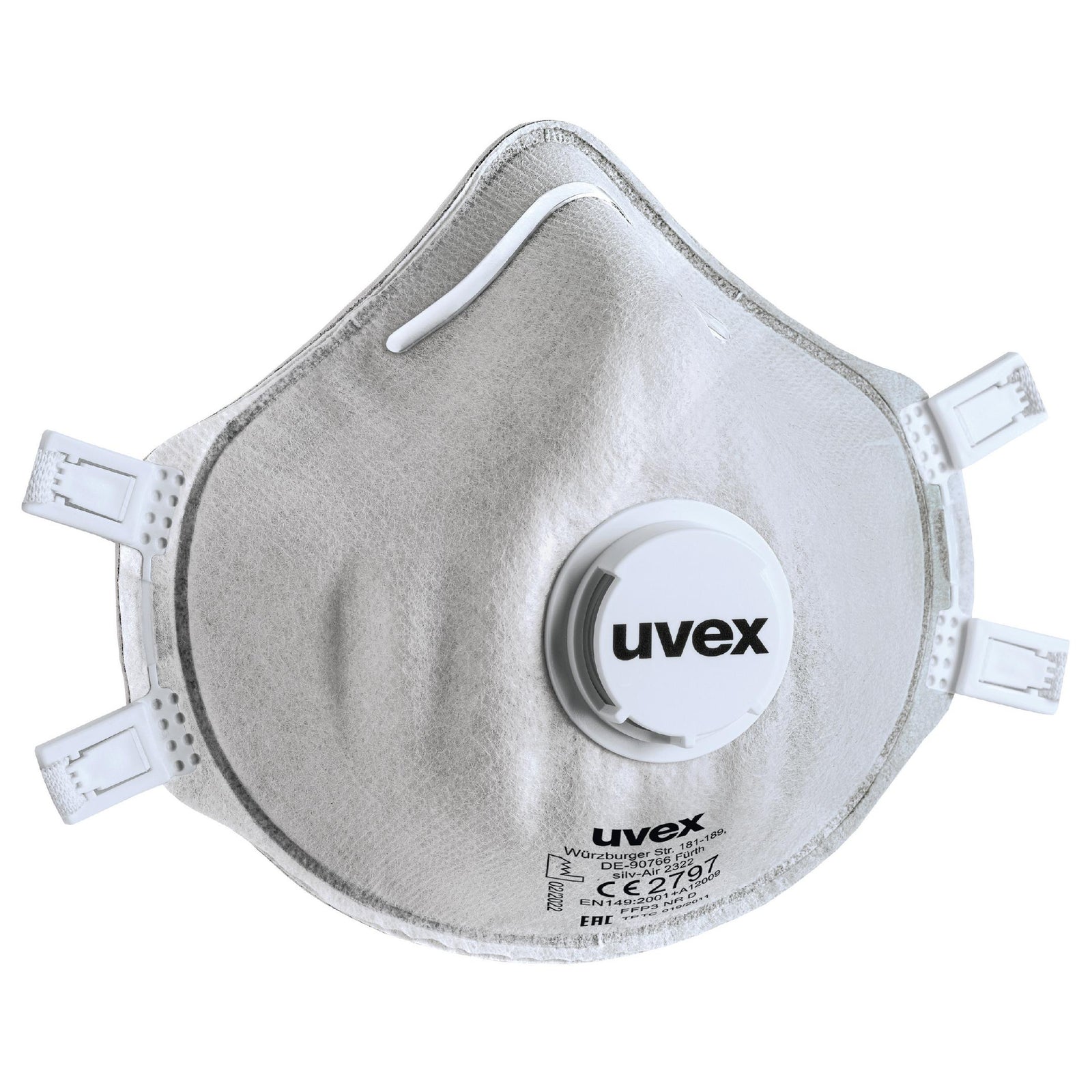 uvex silv-Air classic 2322 Atemschutzmaske FFP3 Retailverpackung (3 Stück) - MELTEC GmbH