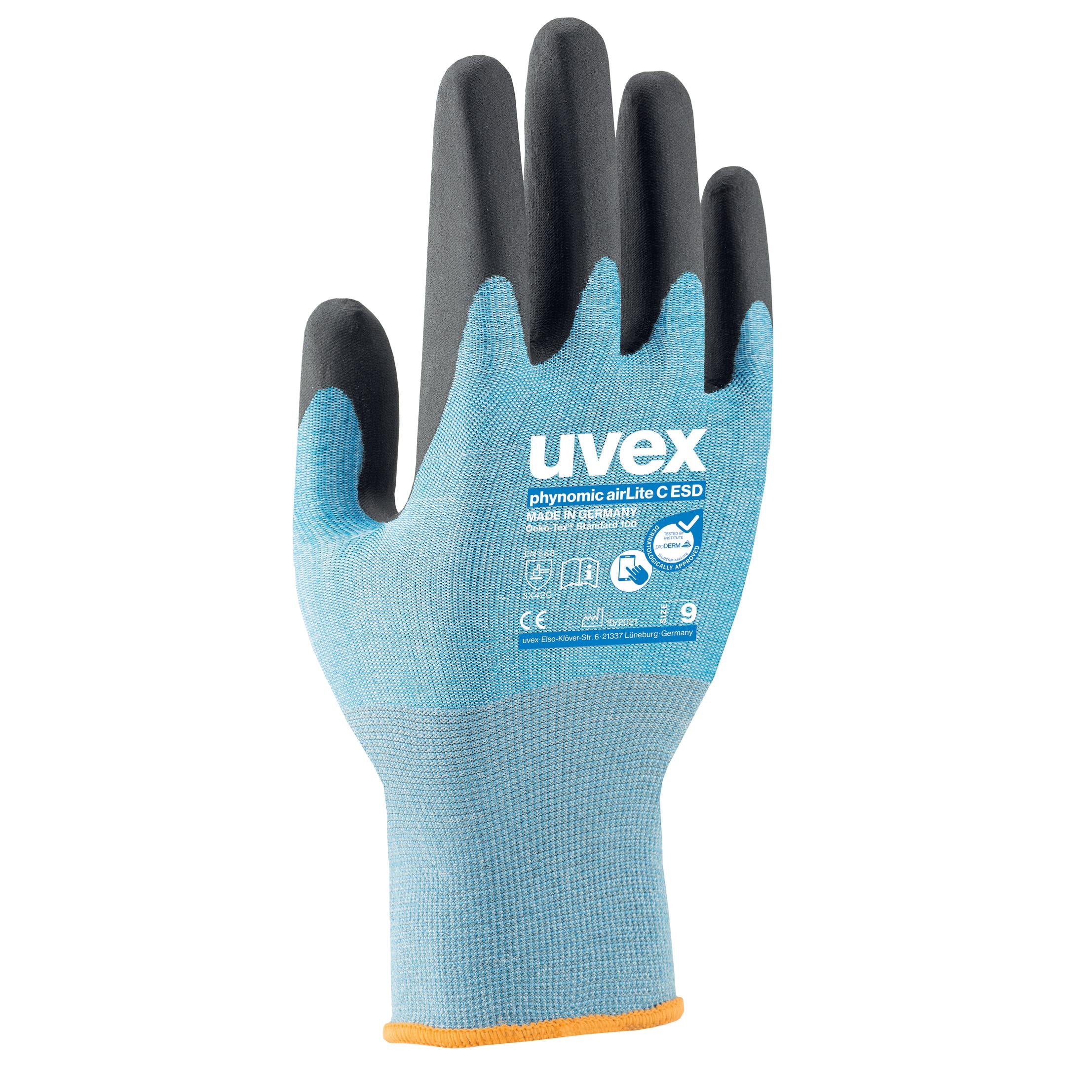 uvex phynomic airLite C ESD Montage-/Schnittschutzhandschuh - MELTEC GmbH