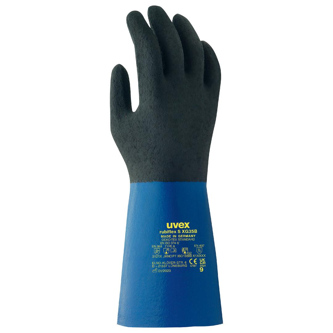 uvex rubiflex S XG35B Chemikalienschutzhandschuh
