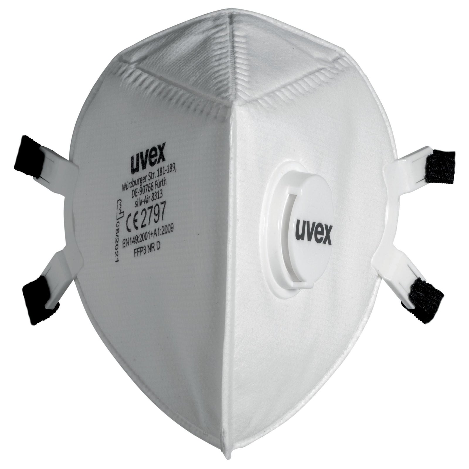 uvex silv-Air exxcel 8313 Atemschutzmaske FFP3