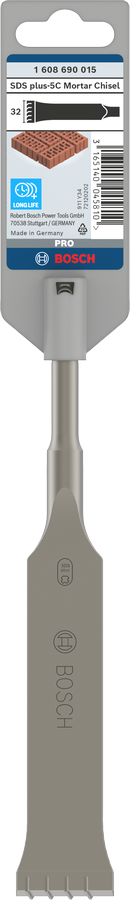 Bosch PRO SDS plus-5C Mörtelmeißel mit Carbide-Spitze, 32 x 130 mm
