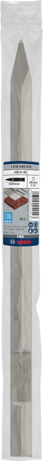 Bosch PRO HEX 28-4C Spitzmeißel, 400 mm