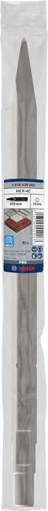 Bosch PRO Hex-4C Spitzmeißel 19 mm, 400 mm, für Abbruchhämmer mit 17mm-Umlegekragen