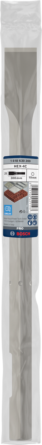 Bosch PRO HEX 19-4C Flachmeißel, 25 x 300 mm
