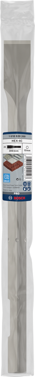Bosch PRO HEX 19-4C Flachmeißel, 25 x 300 mm