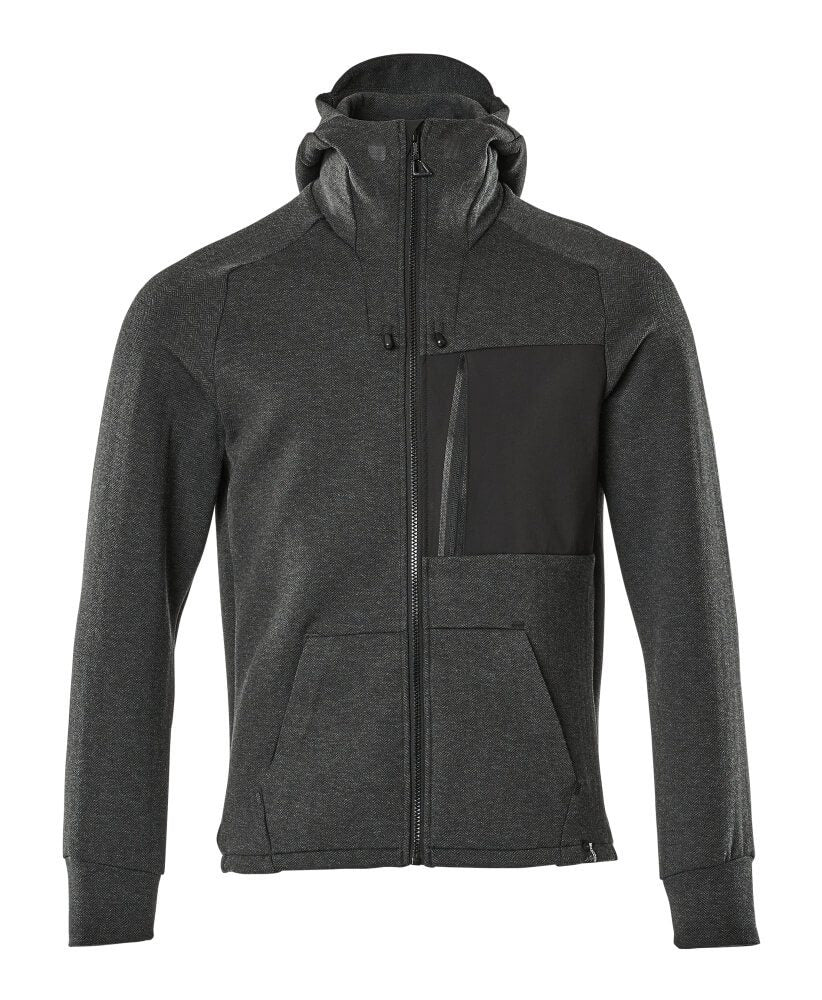 Kapuzenpullover mit Reißverschluss 17384-319
