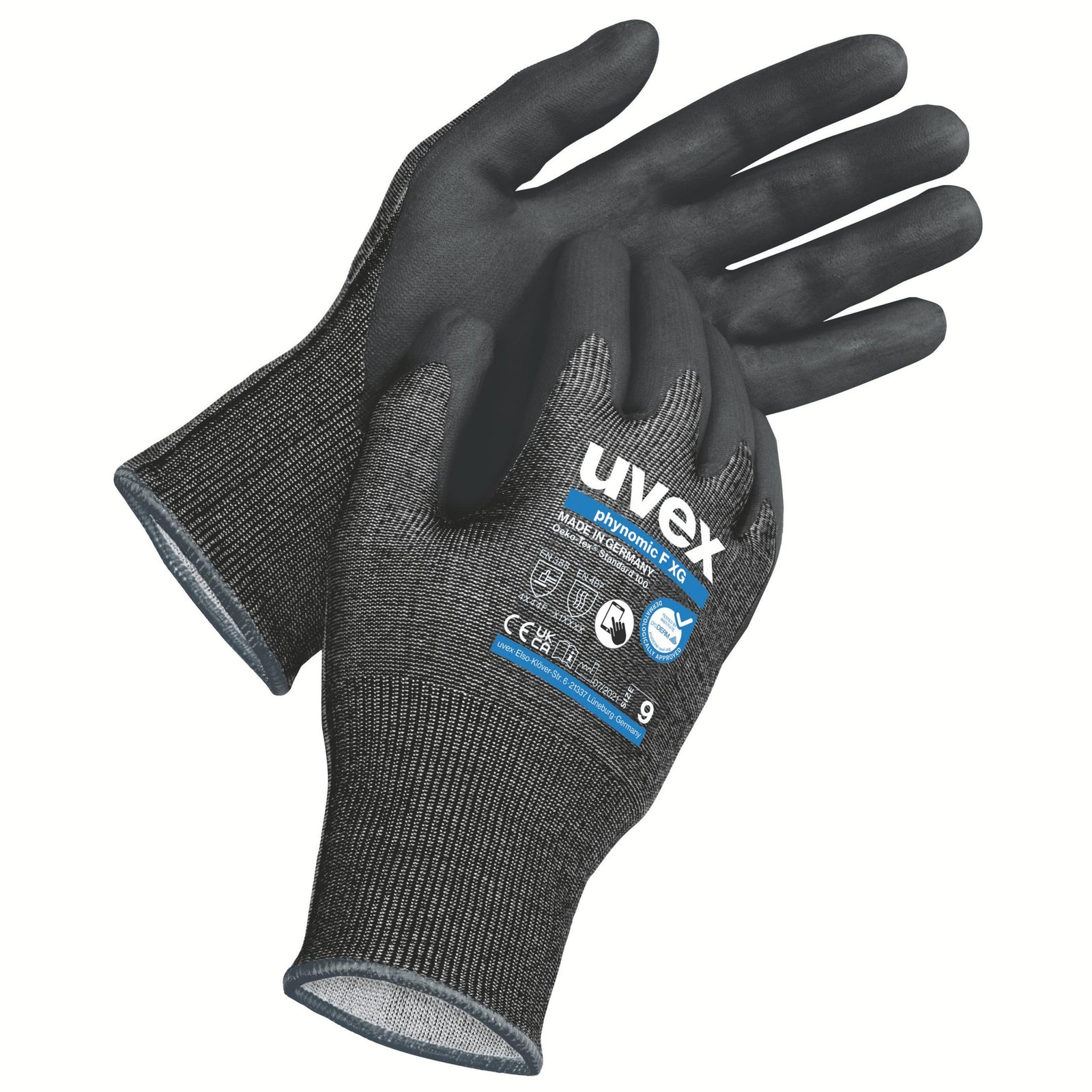 uvex phynomic F XG protexxion zone Schnittschutzhandschuh
