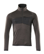Fleecejacke mit kurzem Reißverschluss 18003-316