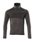 Fleecejacke mit kurzem Reißverschluss 18003-316