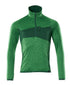 Fleecejacke mit kurzem Reißverschluss 18003-316