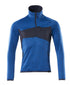 Fleecejacke mit kurzem Reißverschluss 18003-316