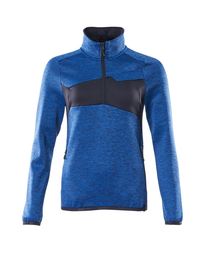 Fleecejacke mit kurzem Reißverschluss 18053-316