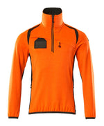 Fleecejacke mit kurzem Reißverschluss 19303-316 - MELTEC GmbH