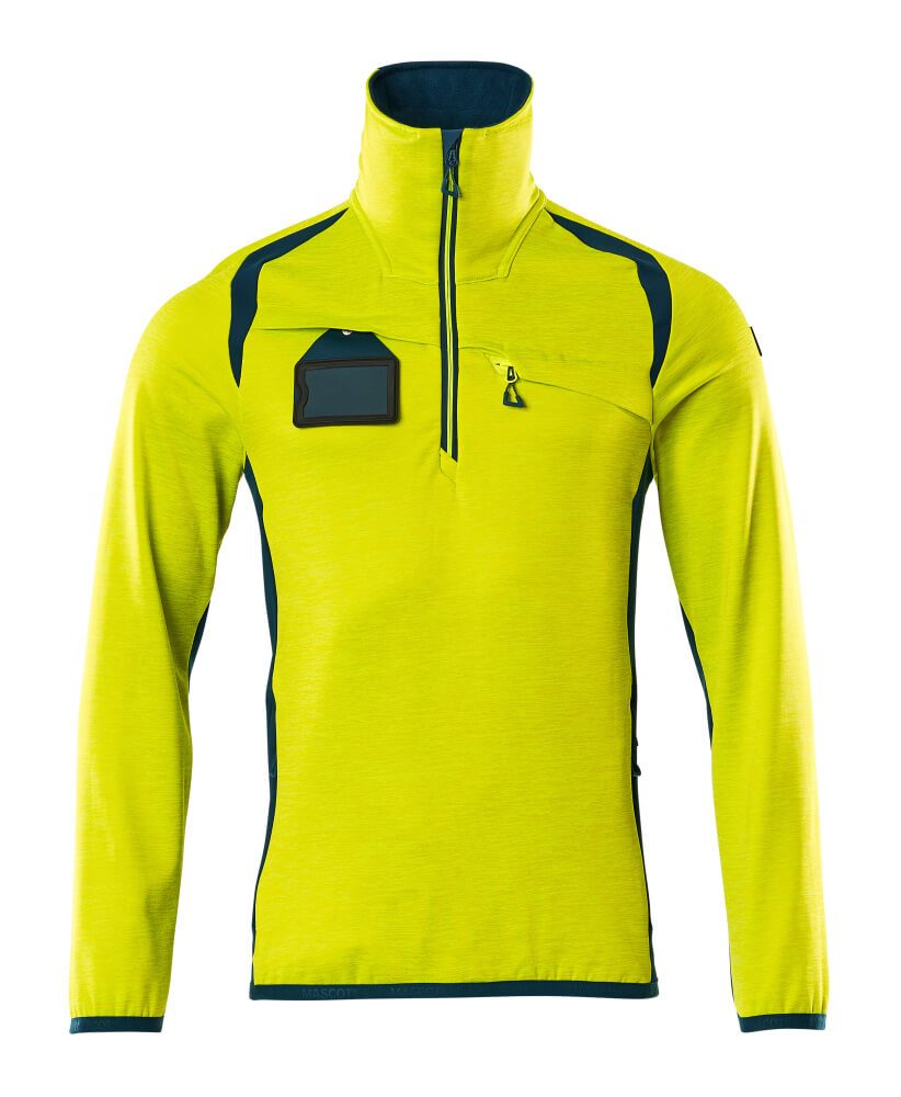 Fleecejacke mit kurzem Reißverschluss 19303-316 - MELTEC GmbH