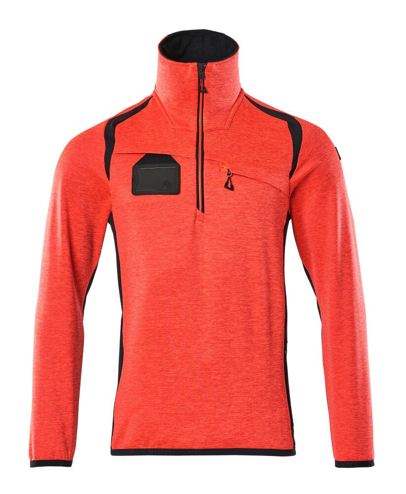 Fleecejacke mit kurzem Reißverschluss 19303-316 - MELTEC GmbH