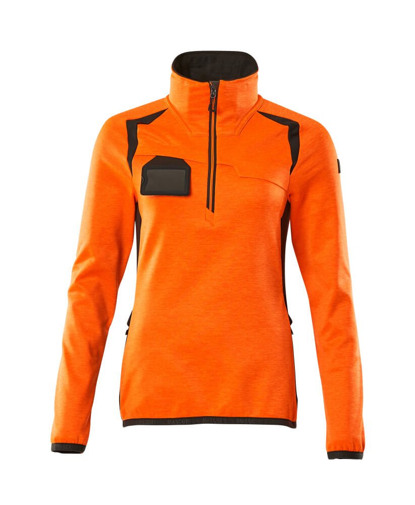 Fleecejacke mit kurzem Reißverschluss 19353-316