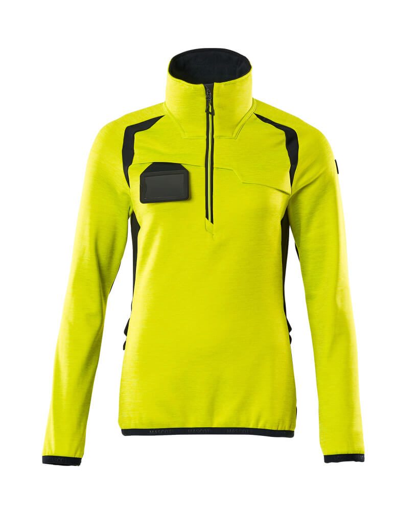Fleecejacke mit kurzem Reißverschluss 19353-316