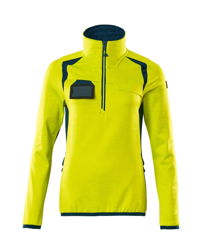 Fleecejacke mit kurzem Reißverschluss 19353-316