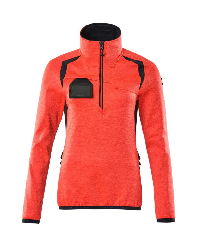 Fleecejacke mit kurzem Reißverschluss 19353-316