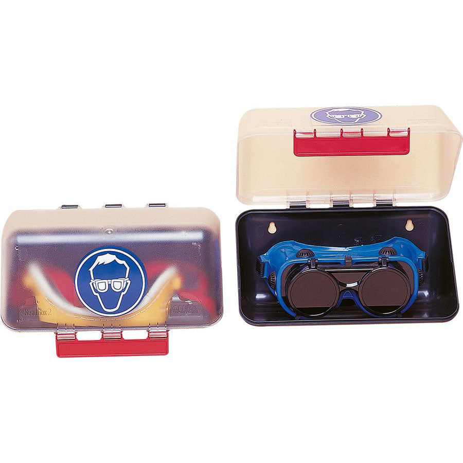 96000 Aufbewahrungsbox Gebra Secubox Mini, Symbol Schutzbrille - MELTEC GmbH
