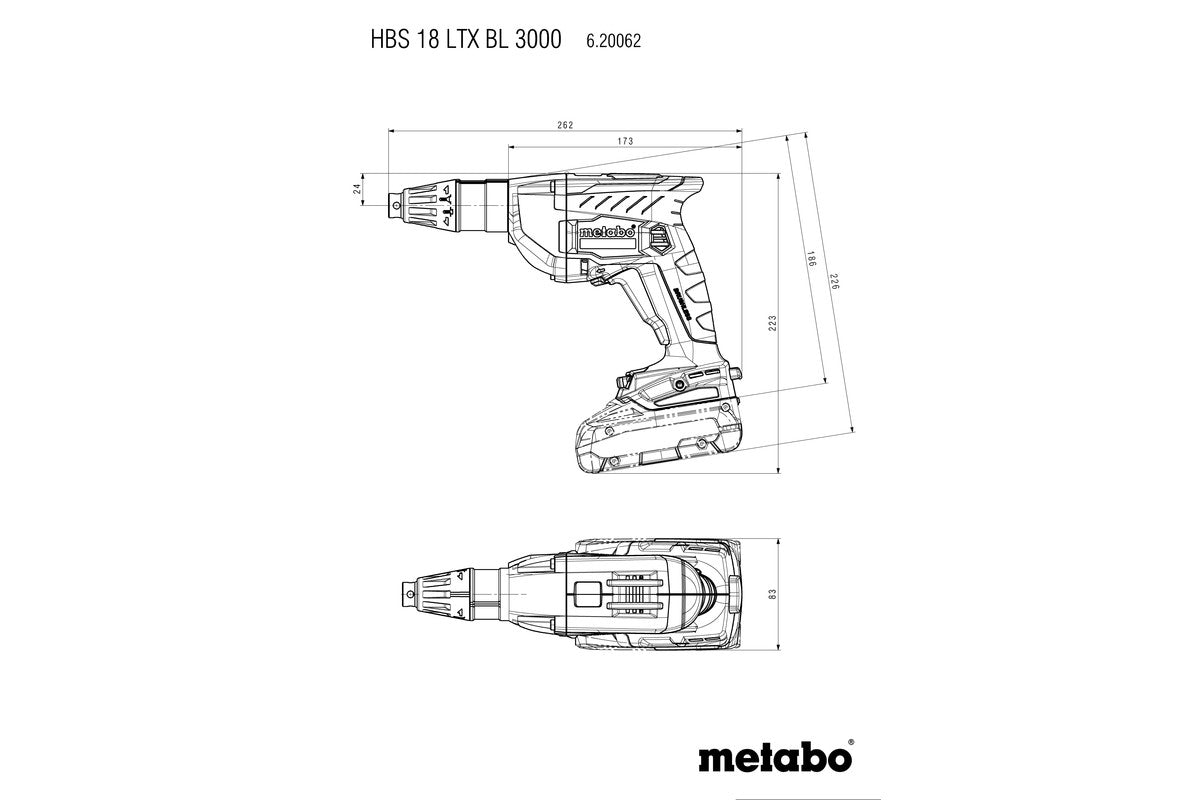 HBS 18 LTX BL 3000 (620062500) Akku-Holzbauschrauber