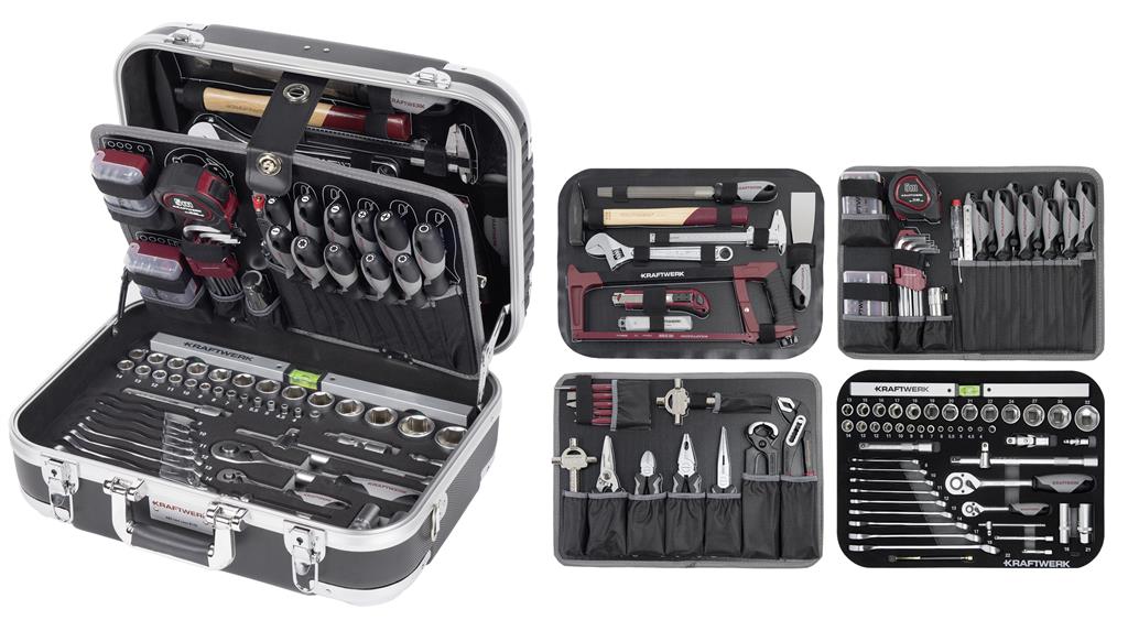 WERKZEUGKOFFER B100, ABS, 1/4" + 1/2", 170 TLG. - MELTEC GmbH