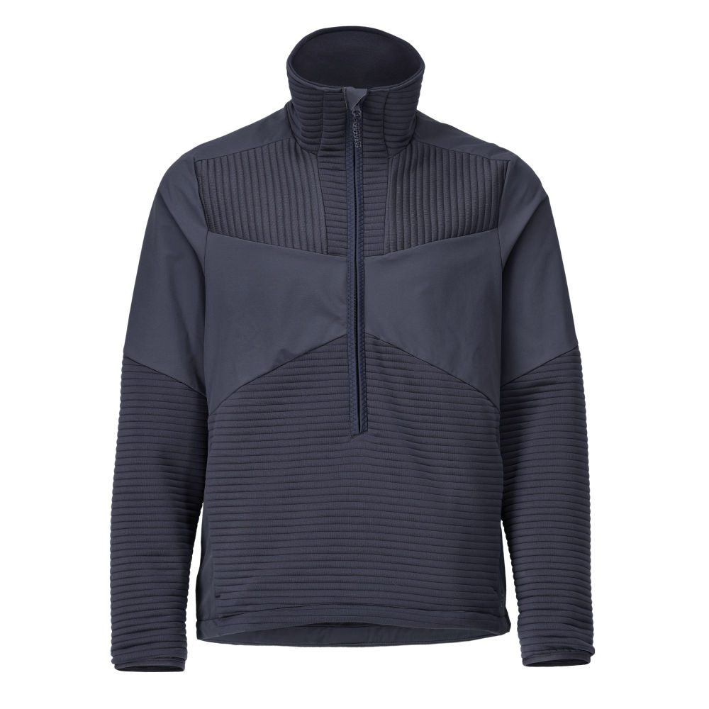 Fleecejacke mit kurzem Reißverschluss und Futter 22005-681 - MELTEC GmbH