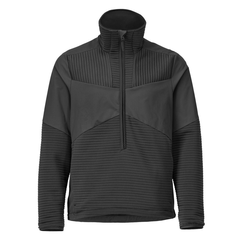 Fleecejacke mit kurzem Reißverschluss und Futter 22005-681 - MELTEC GmbH