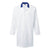 Food Industry Coat, No Pocket - Weiss/Royal Blau (WRR)