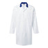 Food Industry Coat, No Pocket - Weiss/Royal Blau (WRR)