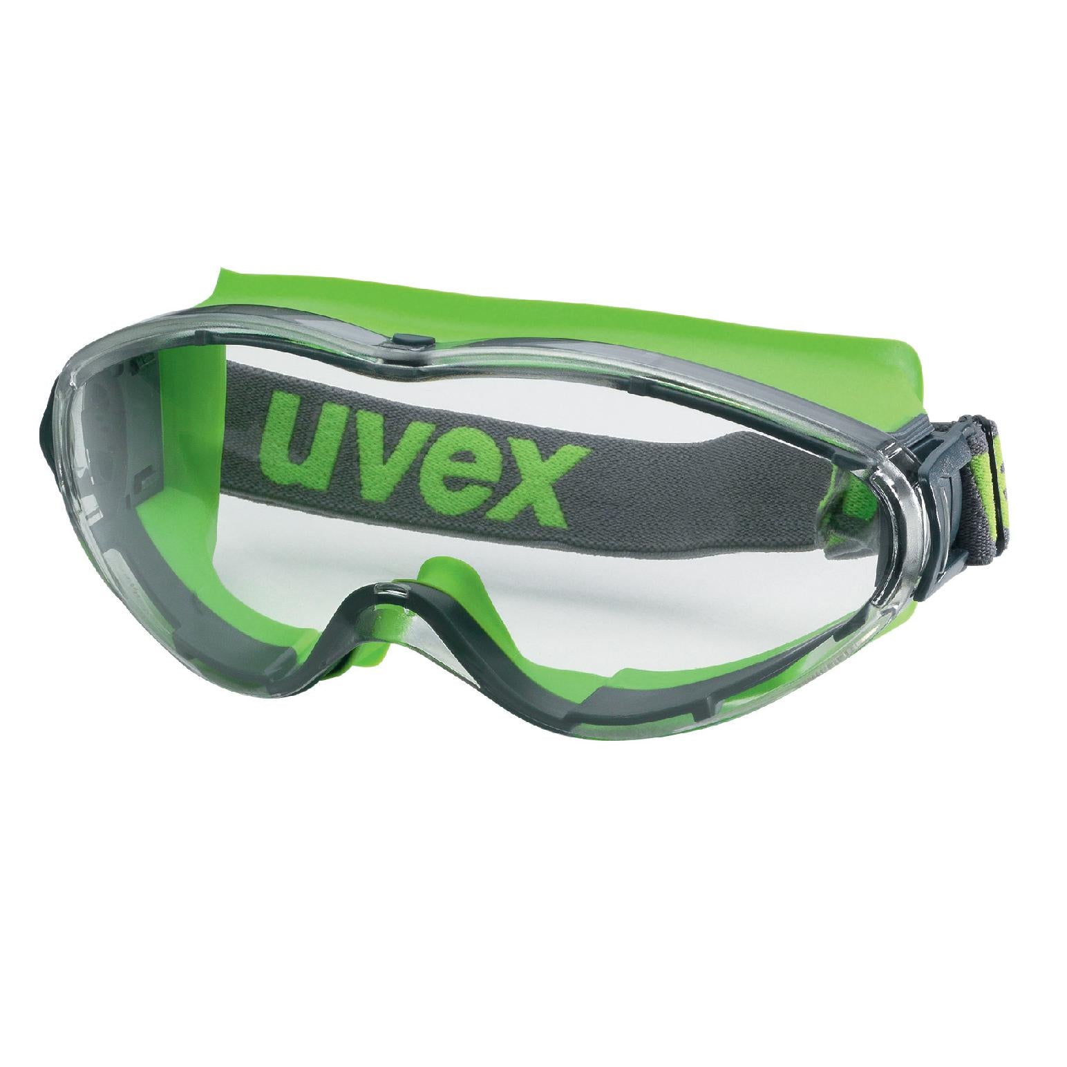 uvex ultrasonic Vollsichtbrille außen kratzfest, innen dauerhaft beschlagfrei