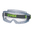 uvex ultravision Vollsichtbrille innen beschlagfrei, außen extrem kratzfest und chemikalienbeständig (Lüftung oben geschlossen)