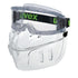 uvex ultravision Vollsichtbrille innen beschlagfrei, außen extrem kratzfest und chemikalienbeständig (mit Faceguard)