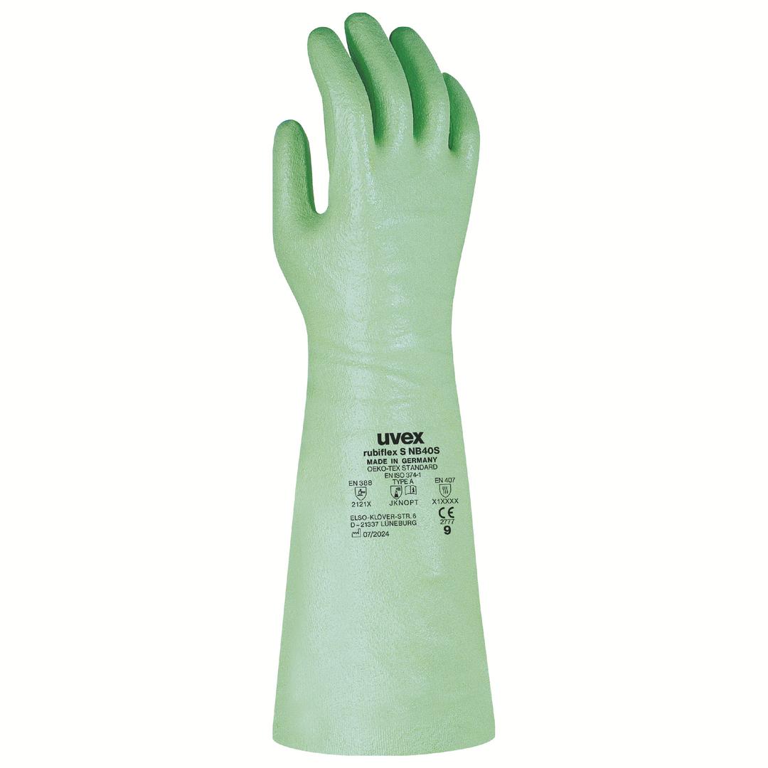 uvex rubiflex S NB40S Chemikalienschutzhandschuh