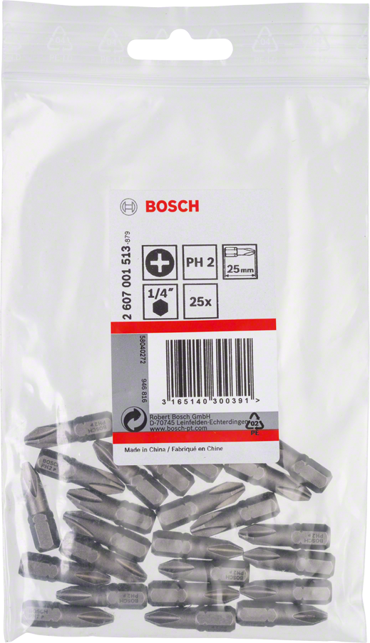 Bosch Schrauberbit Extra-Hart